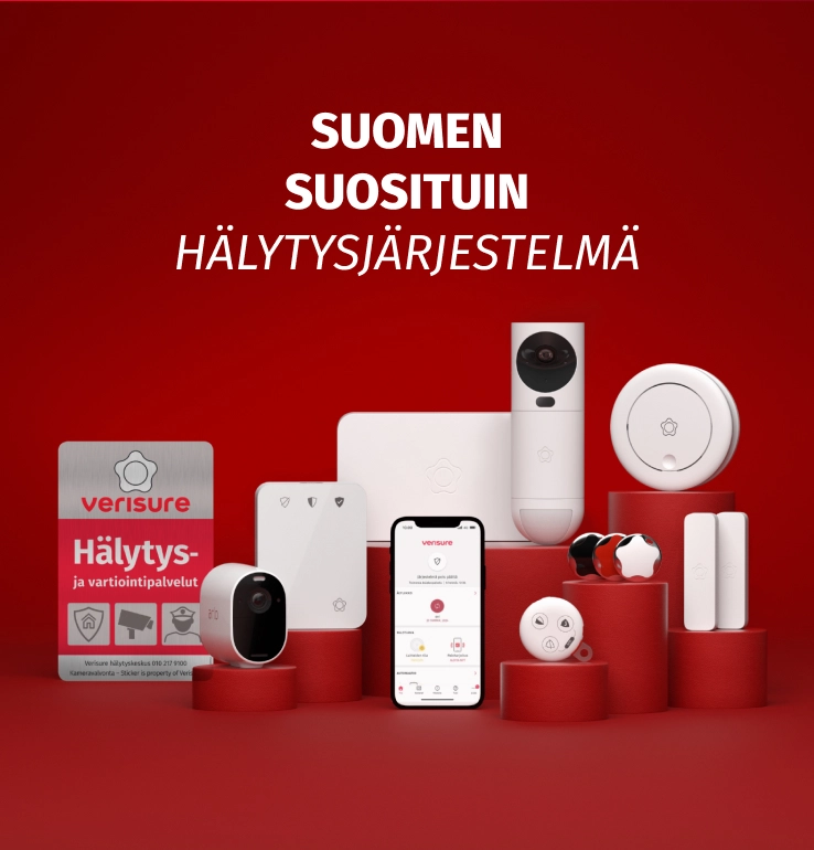 Verisure – Suomen suosituin hälytysjärjestelmä.