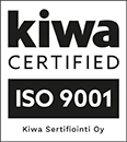 Kiwa Certified ISO 9001. Kiwa Sertifiointi Oy.